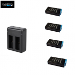 2025 Auk&scaron;tos Kokybės 1680mAh Baterija GoPro Max Įkraunama Baterija + LED Kroviklis 360 Panoraminės Veiksmo Kameros Priedai