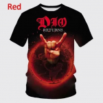 Nauja populiari Heavy Metal roko grupė 3D skaitmeninė spauda vyri&scaron;ki mar&scaron;kinėliai hip-hop gatvės mar&scaron;kinėliai L