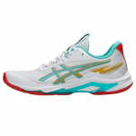 ASICS Netburner Ballistic FF 4 moteri&scaron;ki sportbačiai, balti, jūros stiklo spalvos, 1052A090-960 40.5