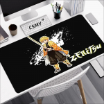 Demon Slayer Pelės kilimėlis Žaidimų ne&scaron;iojamųjų kompiuterių Klaviatūros kilimėlis Stalo kilimėlis PC Stalo apsauga Pelės kilimėlis Žaidėjams Biuro kilimėliai Anime Pelės kilimėlis Pelės Kilimas 40x80cm