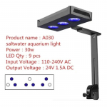 30W 52W 75W LED akvariumo &scaron;viestuvas, reguliuojamas, pilno spektro, koralų rifų auginimui, žuvų akvariumo LED &scaron;viestuvas, jūrų akvariumo koralų ap&scaron;vietimo sistema