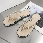 &Scaron;lepetės Moteri&scaron;kos Vasaros Sandalai I&scaron;orėje Ne&scaron;ioti Užsegamos pir&scaron;tinės &Scaron;lepetės Kalnų kri&scaron;tolas Fashion Ins &Scaron;lepetės 37 auksas
