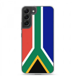 Telefono dėklas - Samsung - Galaxy S22 Ultra - Pietų Afrikos vėliava - Lankstus - Daugiaspalvis