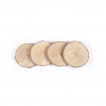 Rondelles de bois 7-10cm 4 pi&egrave;ces