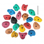 Laipiojimo uolos griebtuvai su montavimo varžtais I&scaron;laiko iki 230 svarų Vaikai Suaugusieji Laipiojimo uola Griebtuvai Vidaus Lauko Žaidimų aik&scaron;telė Laipiojimo uola Griebtuvai