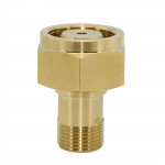 Tvirtas žalvarinis acetileno reguliatoriaus adapteris CGA 520 B balionams į CGA 200 jungtį ne&scaron;iojamas priedas dujų balionams 200