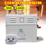 220V Garų generatorius Pirties garintuvas su vandeniui atspariais programuojamais valdikliais namų SPA voniai, vie&scaron;bučio du&scaron;ui, voniai 4,5kW 4.5KW
