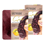 Streax Gel plaukų dažai moterims ir vyrams Bordo 3.16 150ml 2 vnt. pakuotė Ilgai i&scaron;liekantys, dengia žilus plaukus
