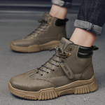 Vyri&scaron;ki Batai Retro Auk&scaron;takulniai Odiniai Batai Rudens Žiemos Platforminiai Batai Lauko Darbiniai Vyri&scaron;ki Batai Botas De Hombre 44