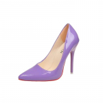 Mada Auk&scaron;takulniai Vestuviniai Raudoni Violetiniai Kulniukai Nuotakos Batai Smailianosiai Stiletto Kulnas Klasikiniai Juodi Raudoni Auk&scaron;takulniai Raudoni Violetiniai 41 violetinė