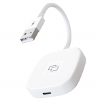 Laidinis Carplay veidrodinis atvaizdavimo donglas Sklandus atkūrimas I&scaron;manus prisitaikantis &bdquo;Plug and Play&ldquo; skirtas IOS įrenginiams Carplay veidrodinis atvaizdavimas (Kvadratas) square