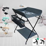 iimono117 Vystymo stalas su svarstyklėmis Sulankstomas Kūdikio Nugaros skausmas Saugus Atramos Lengvas Kompakti&scaron;kas Rankena, Lentyna, Palengvinimas, Sandėliavimas, Dizainas, 15 kg, Surinkimas, pilka spalva