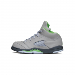 Air Jordan 5 Retro TD Green Bean 2022 Kūdikių sportbačiai Pilki Sidabriniai Flint-Grey DQ3736-003 21