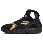 Nike Air Flight Huarache Lakers I&scaron;vykos Vyri&scaron;ki sportbačiai Juodi Varsity-Violetiniai Del-Sol FD0188-001 43 blue