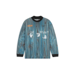 Nike x Off-White mar&scaron;kinėliai (Azijos dydis) Imperijos Mėlyni Vyri&scaron;ki Vir&scaron;utiniai Drabužiai DN1701-411 M