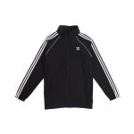 Adidas Originals SST vėjo striukė su kontrastingomis trimis juostelėmis vyrams, juoda CW1309 XS