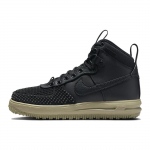 Nike Lunar Force 1 Duckboot Juodi Neutralūs Alyvuogių spalvos Vyri&scaron;ki Sportbačiai DZ5320-001 44.5