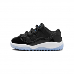 Air Jordan 11 Retro Low TD Space Jam Kūdikio Sportbačiai Juodi Varsity-Royal Balti FV5120-004 23.5