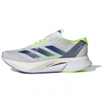 adidas Adizero Boston 12 vyri&scaron;ki sportbačiai, balti, karali&scaron;kosios mėlynos spalvos (IE8493), mėlyni