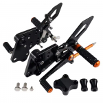 Suderinamas galinis kojų atramų laikiklis KTM Duke 125/200/250/390 (2017-2022) 23060002-Black