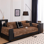 Nauja sofos pagalvėlė, universali visais sezonais, neslystanti ir ne&scaron;varumams atspari sėdynės pagalvėlė, tarptautinė &scaron;enilinė sofos užvalkalas uždengiamasis audinys rank&scaron;luostis 110*210cm