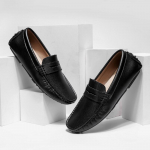 Vyri&scaron;ki &bdquo;Penny Loafers&ldquo; &bdquo;Mocasin&ldquo; vairavimo batai &bdquo;Slip On Flats Boat&ldquo; 46 juoda