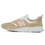 New Balance Nb 997 Patogūs kasdieniai tinklelio, zom&scaron;os, sintetinės odos žemi bėgimo bateliai Unisex sportbačiai Smėlio spalvos CM997HPL 40