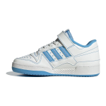 Adidas Originals Forum Low Patogūs Smūgius Sugeriantys Patvarūs Žemi Vaikų Riedlenčių Batai Vaikų Sportbačiai Balti Mėlyni JH6359 28