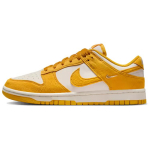 Nike Dunk Low Pack Slip Resistant Abrasion Resistant Low top Skateboard Shoes Women's Yellow White Skate Shoes Sneakers 36