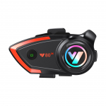 Y802x Bluetooth Motociklo &Scaron;almo Interkomas: 800 m veikimo nuotolis dviems vairuotojams, suderinamas su trečiųjų &scaron;alių &scaron;almais. Hard Mic (for Half and 3/4 Helmets)