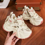 Tėčio batai moteri&scaron;ki tinklelio tu&scaron;čiaviduriai sandalai kasdieniai batai madingi universalūs storu padu vidinis auk&scaron;čio padidinimas moteri&scaron;ki batai vietoje 37