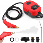 2500W Auk&scaron;to slėgio garų valytuvas Auk&scaron;tos temperatūros slėginis garų valymo įrenginys 1100ml 3 Bar KTY EU Plug raudona