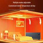 Energiją taupantis vandeniui atsparus konvekcinis &scaron;ildytuvas svetainei ir voniai - Greitai į&scaron;ylantis elektrinis židinys namams ir biurui Small 520 Convection