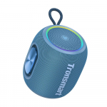Tronsmart T8 Mini ne&scaron;iojama kolonėlė - 360&deg; garsas 20 val. grojimo laikas IPX7 atsparumas vandeniui Bluetooth 5.3 žemi dažniai lauke mėlyna