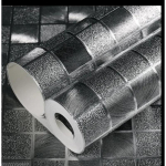 Lipnūs mozaikiniai tapetų voleliai sienų dekoravimui, blizgantys, veidrodiniai, žėrintys, atspindintys &scaron;viesą, auksiniai, sidabriniai sienų lipdukai 2mx53cm