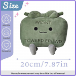 Clay the Claymore Pliu&scaron;iniai Žaislai Kawaii Žalias Kvadratinis Lėlės Pagalvės Aksesuarai Dovanų Kolekcija Modelis Kūdikio Mergaitėms Berniukams Gimtadienio Dovana 20cm žalia