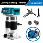 3300 aps/min Akumuliatorinis Ne&scaron;iojamas Medžio Frezeris Medžio Apdirbimo Graviravimo Frezavimo Ma&scaron;ina Be&scaron;epetis Elektrinis Rankinis Trimeris