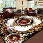 Retro prabangūs mink&scaron;ti kilimai svetainei, europieti&scaron;ka dekoracija, sofos zona, neslystantys grindų kilimėliai, miegamojo nuostabus kilimas, pritaikomas 200*250cm