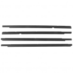 4 vnt. Automobilio Weatherstrip Durų Sandarinimo Juosta 5727A005 Priekinio Galinio Langų Apdailos Juostos Pakeitimas Mitsubishi Lancer 2008-2017 juoda