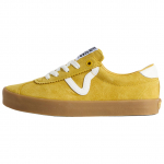 Vans Sport Low Retro Patogūs žemi krep&scaron;inio batai Unisex sportbačiai Geltoni Balti VN000D1PEMX1 38.5