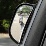 Universalus automobilio galinio vaizdo veidrodėlis Plataus kampo aklosios zonos veidrodėlis B statramsčio galinės sėdynės pagalbinis stebėjimo veidrodėlis Saugumas 1PC White