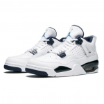 Air Jordan 4 Retro LS Legend Blue Columbia AJ4 2015 VNDS 314254-107 EU 45.5 balta
