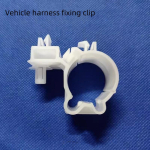 For Nissan X-Trail Qashqai Front and rear door sill decorative panel fixing buckle Vehicle harness fixing clip 1pcs blue