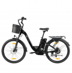TTGO C2 Pro Miesto Elektrinis Dviratis 36V18AH Baterija 26 Colių Kalnų Padangos 25KM/H Didžiausias Greitis E-Kalnų Dviratis juoda