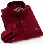 7XL 6XL Medvilninis velvetinis mar&scaron;kinys vyri&scaron;kas ilgomis rankovėmis kasdienis įprasto kirpimo mink&scaron;tas patogus ki&scaron;eninis suknelės mar&scaron;kinys vyrui palaidinė drabužiai 47 black