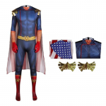 Mėlynas Homelander Cosplay Kostiumas The Boys Serijai Su Patogiu Audinio Dizainu S