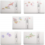 Kamiiso japoni&scaron;kas va&scaron;i kimono grožio kai&scaron;i rinkinys i&scaron; 5 kamuoliukų su pavasario ir rudens nandina bei bra&scaron;kėmis, 20 lapų pakuotėje (Japoni&scaron;kas popierius) (Kranas,