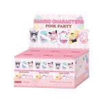 POP MART HELLO KITTY IR DRAUGAI Pink Party serijos figūrėlės, aklas dėžutė pink