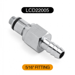 Skirta Ducati 996 BMW R1200GS Triumph 1/4&ldquo; 5/16 3/8&ldquo; Vidinis 90 laipsnių Dujų Kuro Žarnos Greito Atjungimo Jungtis LCD22005 Silver