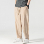 Kelnės didelio dydžio vasarinės vyri&scaron;kos medvilnės auk&scaron;to didelių dydžių plačios lininės kelnės Didelės bėgimo kelnės vyri&scaron;kos didelio dydžio laisvos kelnės vyrams M